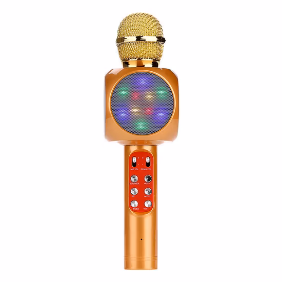 Chine usine micro karaoké de haute qualité mini microphone sans fil avec haut-parleur Bluetooth