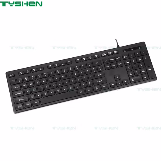 Clavier chocolat d'ordinateur pour le bureau, clavier silencieux pour 2023