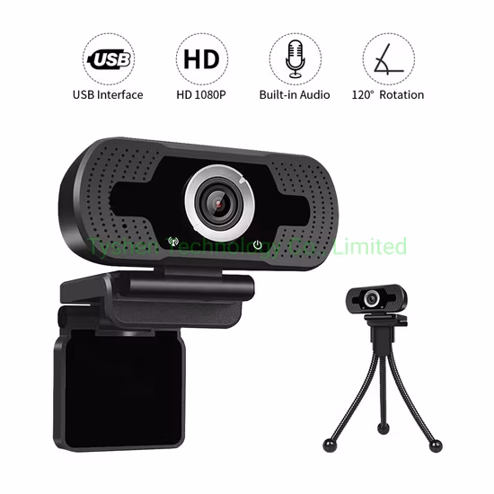 Webcam USB avec prévention des regards indiscrets, caméra PC pour ordinateur, 720p, 1080P, 2K, 4K disponible