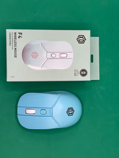 Amazon Hot Optical LED allume une souris sans fil rechargeable avec éclairage du logo