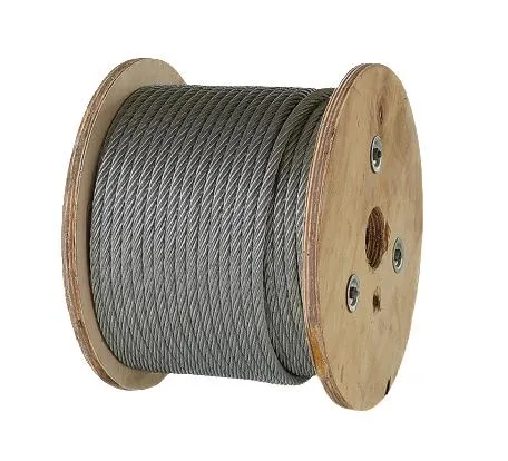 Câble de câble métallique en acier non galvanisé 19X7 De Acero