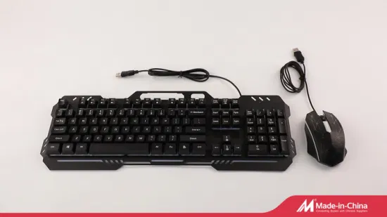 Mise à niveau de l'ensemble clavier et souris Portable USB pour ordinateur de bureau et de maison Wf019